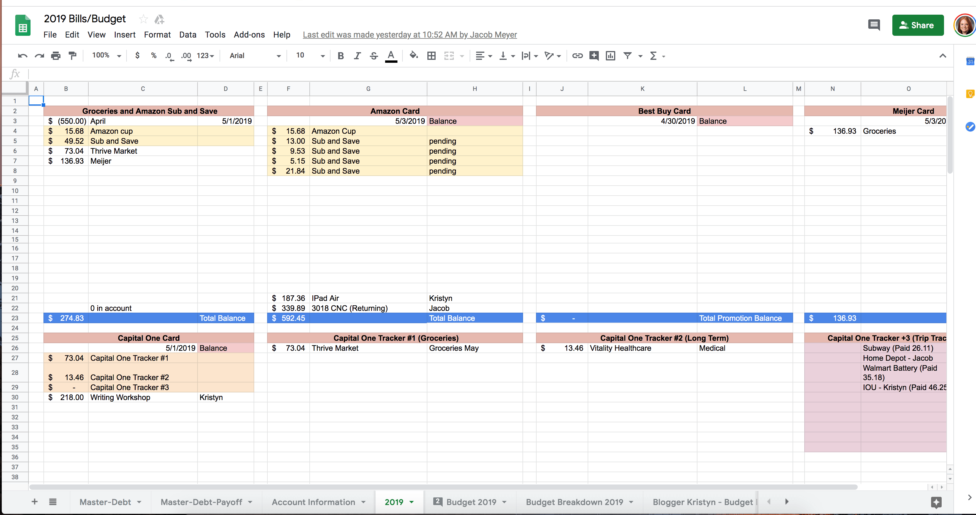 Monthly Budget Planner: It Keeps Us Alive and Happy